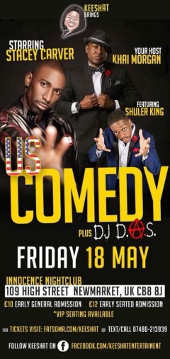 US Comedy comes to Innocence Nightclub