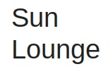 Sun Lounge Mildenhall